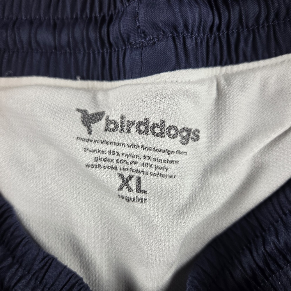 Birddogs Boom for your Boomstick Swim Navy Blue Lined Shorts Mens XL Trunks - Picture 3 of 9